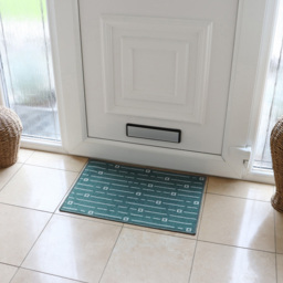 JVL Savio Teal Mat 40 x 60cm - Blue - JVL Homewares - Wilko - thumbnail 3