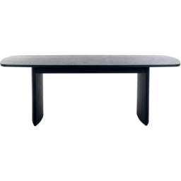 Julian Bowen Louis 6 Seater Fluted Extending Dining Table Black - Wilko - thumbnail 5
