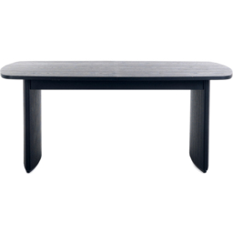 Julian Bowen Louis 6 Seater Fluted Extending Dining Table Black - Wilko - thumbnail 4
