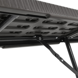 Living and Home Set of 2 Rattan Black Folding Bench - Size: 2 Seater - Wilko - thumbnail 7