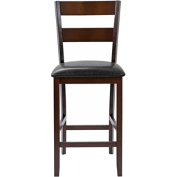 Costway Counter Height Upholstered Bar Stool Set of 2 - Size: 108 x 52 x 30cm - Multi - Wilko - thumbnail 4