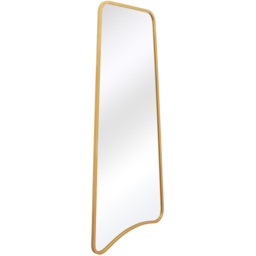 MirrorOutlet The Coartans Gold Metal Trapezoid Wall Mirror 180 x 85cm - Wilko - thumbnail 4