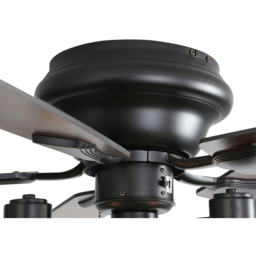 Living and Home 5 Blade Smoked Lampshade Ceiling Fan Light with Remote Control 52 inch - Size: 41.5 x 132 x 132cm - Brown - Wilko - thumbnail 6