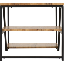 Seconique Durham Light Oak and Black Coffee Table - Size: 50 x 100 x 45cm - Wilko - thumbnail 5