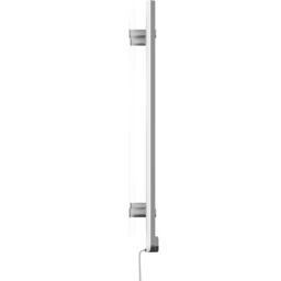 Terma Leo Chrome Electric Towel Rail with 43D Element Upgrade 800 x 500mm - Size: 80 x 50 x 9cm - Silver - Wilko - thumbnail 4