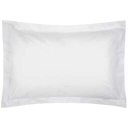 Serene Oxford White Pillowcase - Size: 27 x 20cm - Wilko - thumbnail 1
