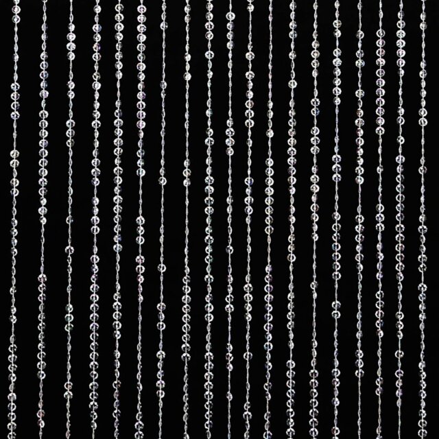 Clear Bead Curtain 180 x 90cm - Size: W 90 x  H 180cm - Wilko - image 1