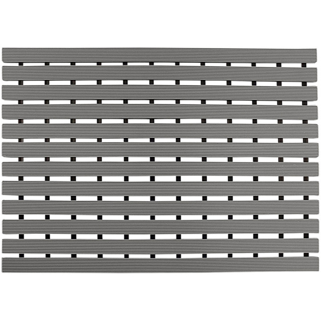 Oseasons Grey Non Slip Slatted Shower Mat 61 x 43cm - Wilko - image 1