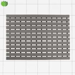 Oseasons Grey Non Slip Slatted Shower Mat 61 x 43cm - Wilko - thumbnail 3