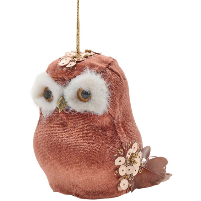 The Seasonal Gift Co Brown Owl Hanging Christmas Tree Decoration 22cm - Size: 22 x 11.5 x 7.5cm - The Seasonal Gift Co. - Wilko - image 1