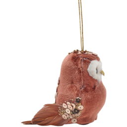 The Seasonal Gift Co Brown Owl Hanging Christmas Tree Decoration 22cm - Size: 22 x 11.5 x 7.5cm - The Seasonal Gift Co. - Wilko - thumbnail 3