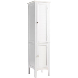 Costway 2 Door White Freestanding Bathroom Cabinet - Size: 100 x 48 x 22cm - Wilko - thumbnail 3