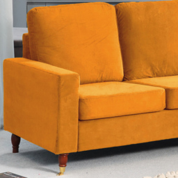Hendrick 3 Seater Orange Reversible Corner Sofa - Artemis Home - Wilko - thumbnail 3