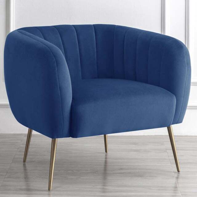 Artemis Home Matilda Blue Accent Chair - Size: Single - Wilko - image 1