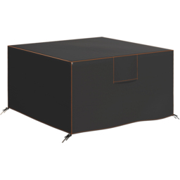 Outsunny Black Waterproof Garden Furniture Cover 125 x 125 x 74cm - Size: 74 x 125 x 125cm - Wilko