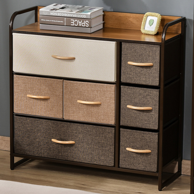 Portland 7 Drawer Chest of Drawers - Multi - Wilko - image 1