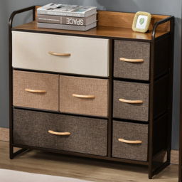 Portland 7 Drawer Chest of Drawers - Multi - Wilko - thumbnail 1