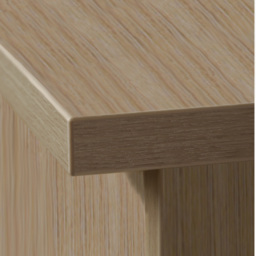 R White Cabinets 2 Shelf Brown Desk Height Wide Bookcase - Size: 72.8 x 30 x 54cm - Wilko - thumbnail 4