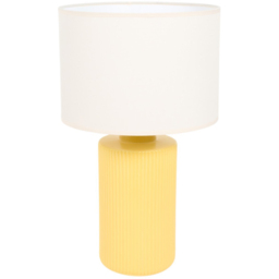 Lucia Table Lamp - Yellow - Wilko - thumbnail 4