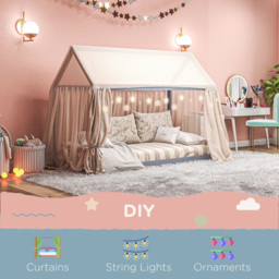 Portland Grey Tree House Wooden Single Bed - Wilko - thumbnail 7