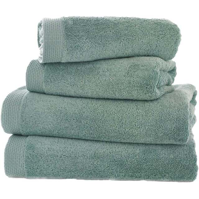 The Lyndon Company Egyptian Spa Duckegg Hand Towel 2 Pack - Size: 50 x 90cm - Green - Wilko - image 1