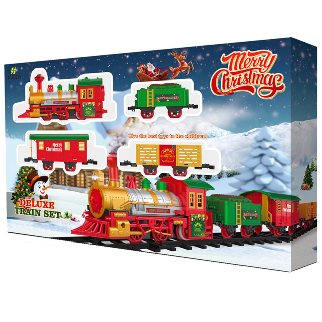 Rexco Deluxe Musical Around Christmas Tree Train Set - Size: 49 x 33 x 6cm - Multi Colour - Wilko - image 1