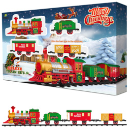 Rexco Deluxe Musical Around Christmas Tree Train Set - Size: 49 x 33 x 6cm - Multi Colour - Wilko - thumbnail 4
