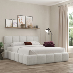 DS Living Ovella Double Dove Cubed Bed Frame - Grey - Wilko - thumbnail 5