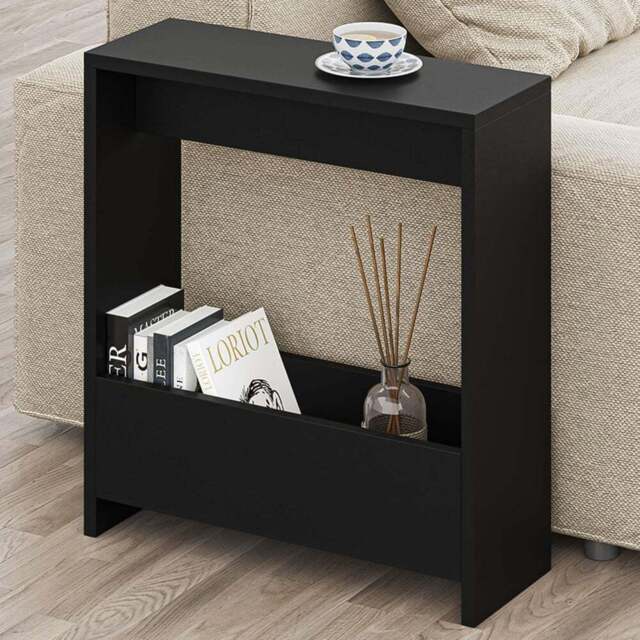 Decortie Simpi Single Shelf Black Bute Side Table - Size: 60 x 55 x 20cm - Wilko - image 1