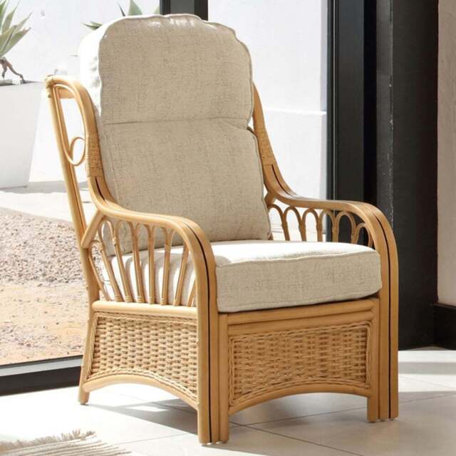 Desser Furniture Vale Light Oak Athena Plain Armchair - Size: Single - Brown - Wilko - image 1