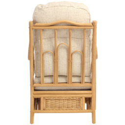 Desser Furniture Vale Light Oak Athena Plain Armchair - Size: Single - Brown - Wilko - thumbnail 6