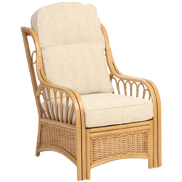 Desser Furniture Vale Light Oak Athena Plain Armchair - Size: Single - Brown - Wilko - thumbnail 3