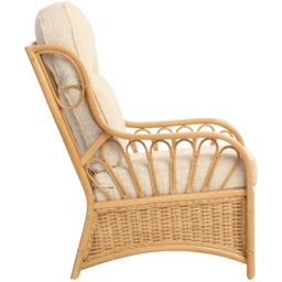 Desser Furniture Vale Light Oak Athena Plain Armchair - Size: Single - Brown - Wilko - thumbnail 5