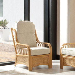 Desser Furniture Vale Light Oak Athena Plain Armchair - Size: Single - Brown - Wilko - thumbnail 7