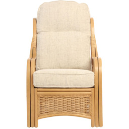 Desser Furniture Vale Light Oak Athena Plain Armchair - Size: Single - Brown - Wilko - thumbnail 4