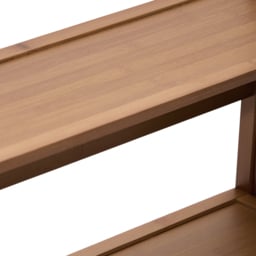 Living and Home Single Drawer 3 Shelf Brown Bamboo Desktop Bookshelf - Wilko - thumbnail 7