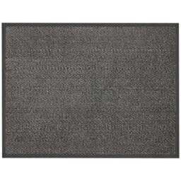 JVL Commodore Grey Black Barrier Mat 60 x 80cm - JVL Homewares - Wilko