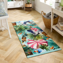 Studio Lux Parasols Rug 67 x 150cm - Size: 67 x 150 x 0.5cm - Multi - Wilko - thumbnail 3