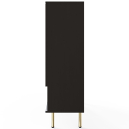 GFW Nervata Multi-Unit Storage Cabinet - Size: 122 x 80 x 36cm - Black - Wilko - thumbnail 6