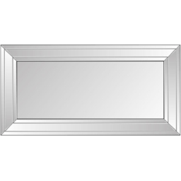 MirrorOutlet Langley Bevelled Wall Mirror 174 x 85cm - Clear - Wilko - thumbnail 4