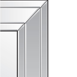 MirrorOutlet Langley Bevelled Wall Mirror 174 x 85cm - Clear - Wilko - thumbnail 6