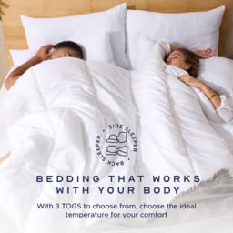 Snuggledown King Size White Scandinavian Hollowfibre Duvet  13.5 Tog - Wilko - thumbnail 4