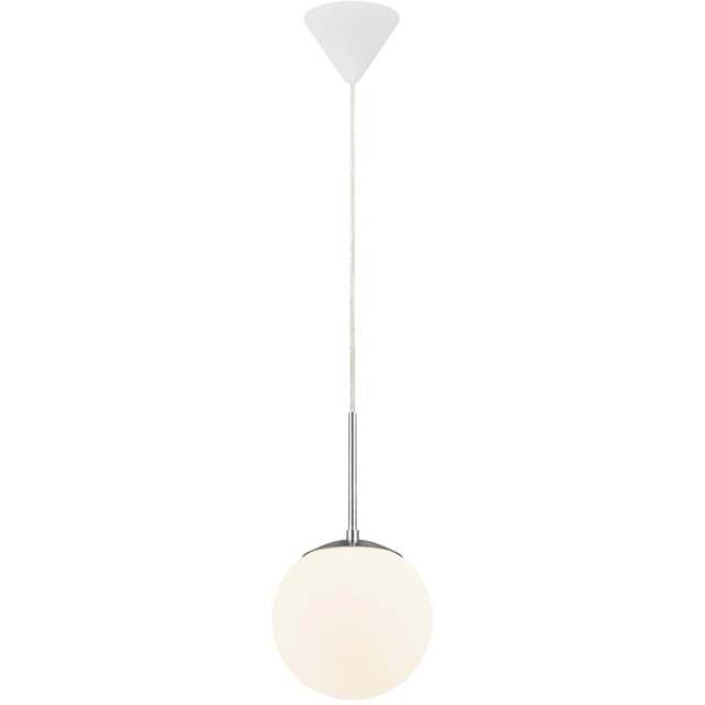 Nordlux Cafe 20 Opal White Pendant Light - Size: 34 x 20 x 20cm - Wilko - image 1