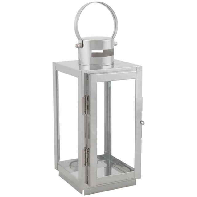 Silver Steel Traditional Lantern 21cm - Size: 11 x 21 x 10cm - Wilko - image 1