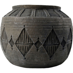 Botanik Gliese Grey Diamond Planter 26 x 36cm - Size: 26 x 36 x 36cm - Wilko - thumbnail 1
