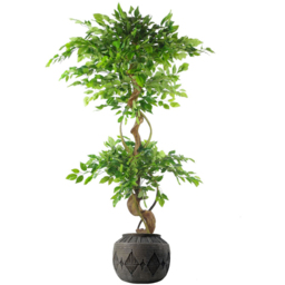 Botanik Gliese Grey Diamond Planter 26 x 36cm - Size: 26 x 36 x 36cm - Wilko - thumbnail 3