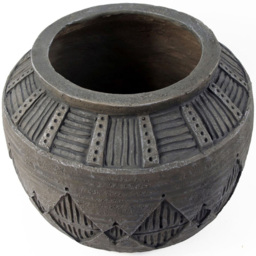 Botanik Gliese Grey Diamond Planter 26 x 36cm - Size: 26 x 36 x 36cm - Wilko - thumbnail 5