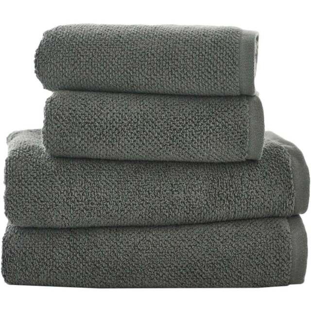 Deyongs Romeo Charcoal Bath Sheet - Size: 85 x 145cm - Grey - Wilko - image 1