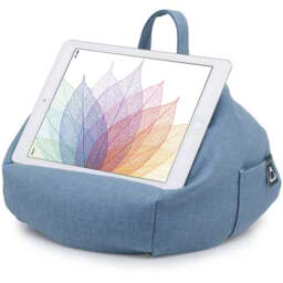 JML iBeani Blue Denim RB Beanbag Stand - Size: 21 x 21 x 21cm - Wilko
