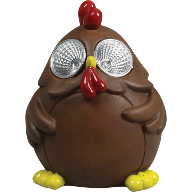Luxform Brown Hen LED Solar Garden Light - Size: 10 x 16 x 10.2cm - Wilko - image 1